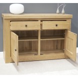 Bordeaux Oak 2 Door 2 Drawer Sideboard